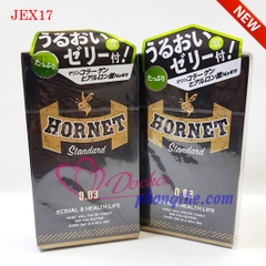 Bao cao su siêu mỏng siêu trơn Jex Hornet Standard 003