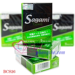 Bao cao su Sagami Type E - Nhật Bản