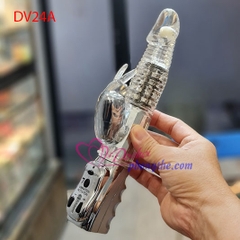 Dương vât giả rung xoay ngoáy cưc khỏe kích thích mọi ngóc ngách âm đạo