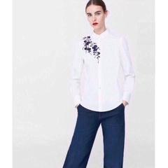 Sơmi thêu chất kate lụa