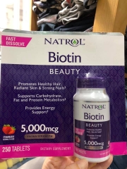 Viên uống hổ trợ kích thích mọc tóc Biotin của Mỹ