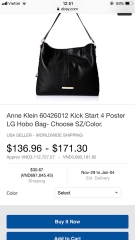 Túi ANNE KLEIN xịn xuất dư nhé! 
