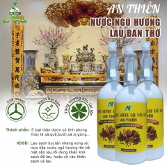 Sản phẩm nước lau bàn thờ gia tăng vượng khí ,tài lộc