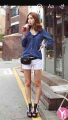 Sơmi denim xịn