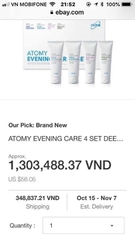 Atomy Cosmetic Evening Care 4 Set Foam Deep Cleanser Peeling GEL 