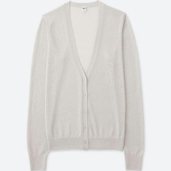 Áo khoát cadican len dệt kim hiệu Uniqlo