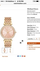#mk3507 hàng mua Macy's