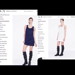 Đầm ôm sát nách Armani