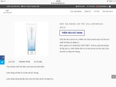 các sản phẩm của Jeunesse Golbal ( Mỹ)