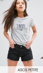 ÁO THUN CỔ TRÒN THÊU TOMMY BORIP