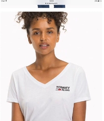 ÁO THUN CỔ TIM THÊU TOMMY BORIP LỤA
