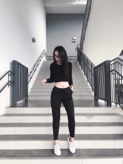 Jogger thun free size thun dày dặn