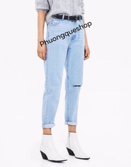 BERSHKA HIGH WAIST MOM JEANS