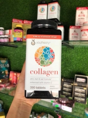 VIÊN UỐNG COLAGEN MỸ 390 VIÊN YOUTHEORY NÓI KHÔNG VỚI LÃO HÓA.