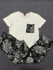 Đồ bộ phối màu cotton 100%