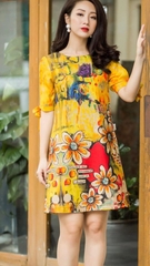 Đầm lụa hawaii chất ko nhăn