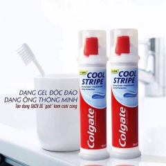 Kem đánh răng Colgate ống 100ml Cool Stripe và Cavity Protection