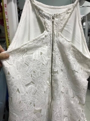 Đầm ren phối hoa chân xịn