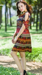 Đầm lụa hawaii chất ko nhăn