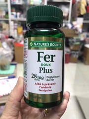 Viên uống bổ sung sắt Natures Bounty, Gentle Iron, 28 mg – 90 viên