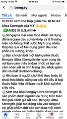 Bengay mỹ