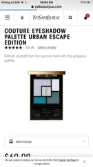 Phấn mắt tạo màu 3D eye shadow urban escape SYL phiên bản limited