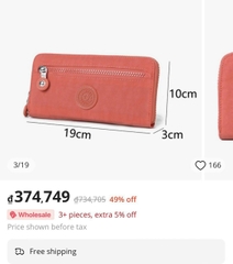 Ví thời trang nylon cao cấp