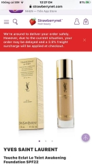 Kem nền trang điểm foudation hiệu YSL - Hàng auth100% sent from Canada