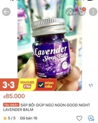 SÁP BÔI GIÚP NGỦ NGON GOOD NIGHT LAVENDER BALM - chỉ 110K/2chai