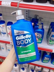 Sữa tắm Gillette Body của Mỹ 863mL có vòi