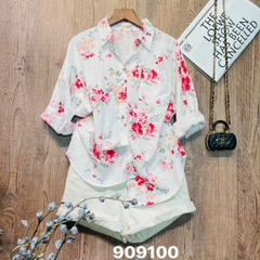 Áo somi linen bông