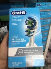Oral-b Vitality Floss Action Rechargeable Power Toothbrush, Blue and White