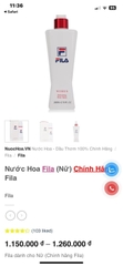 Authentic Nước hoa Fila dành cho Nữ