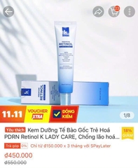 Kem dưỡng Retinol Bakuchiol 2% K Lady Care - tuýp 30ml!