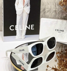 #CELINE Cl40198f_01a_Butterfly_Sunglasses_In_Black , white & Pin
