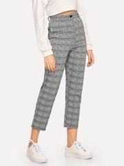 Quần baggy caro lửng mắc cá ! lưng thun
