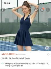 Váy liền thể thao Pickleball Tennis
