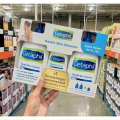Set rửa mặt cetaphil 3 chai