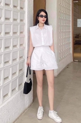 Set linen độn vai