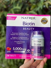 Viên ngậm hỗ trợ mọc tóc Biotin 5000 mcg