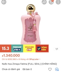 Nước hoa Zimaya Fatima [FULL SEAL] [CHÍNH HÃNG]