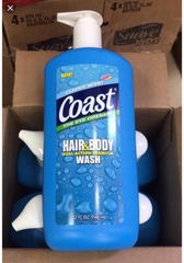 Sữa Tắm Gội 2 Trong 1 Coast Hair & Body Wash