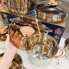 Bộ nồi 6 món 12 chi tiết cao cấp