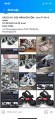 CROCS ĐỦ SIZE MÀU LỘN XỘN