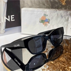 #CELINE Cl40198f_01a_Butterfly_Sunglasses_In_Black , white & Pin