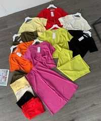 Bộ mango lửng xoắn eo
