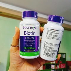 Viên uống hổ trợ kích thích mọc tóc Biotin của Mỹ