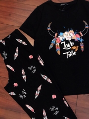 Bộ thun mặc nhà thun cotton 100%
