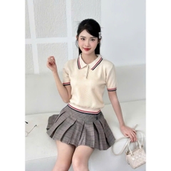 Áo len nữ cộc tay xuất dư