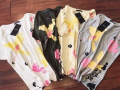 Áo thun cotton in hoạ tiết